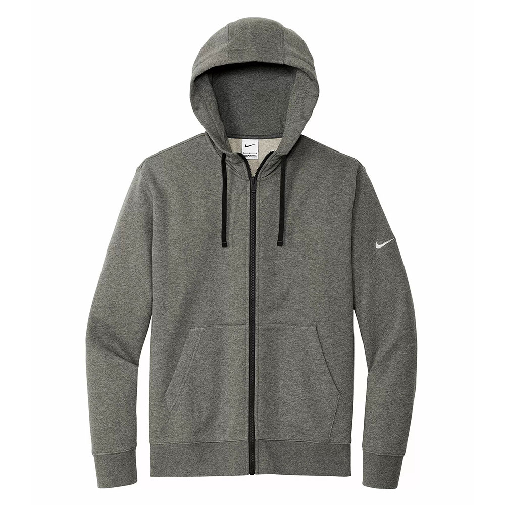 CUSTOM NIKE CLUB FLEECE SLEEVE SWOOSH FULL ZIP HOODIE