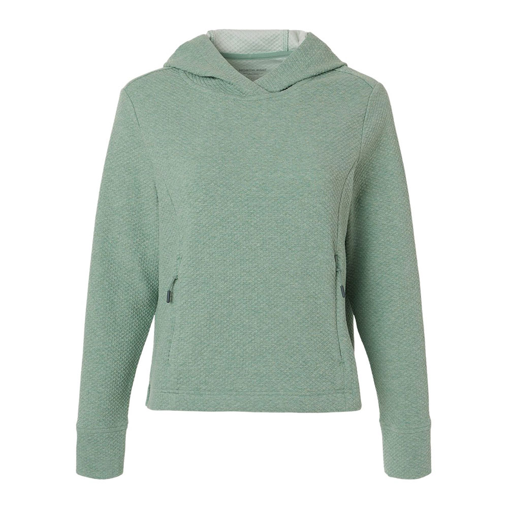 CUSTOM NORTH END WOMENS SPIRIT TEXTURED HOODED PULLOVER