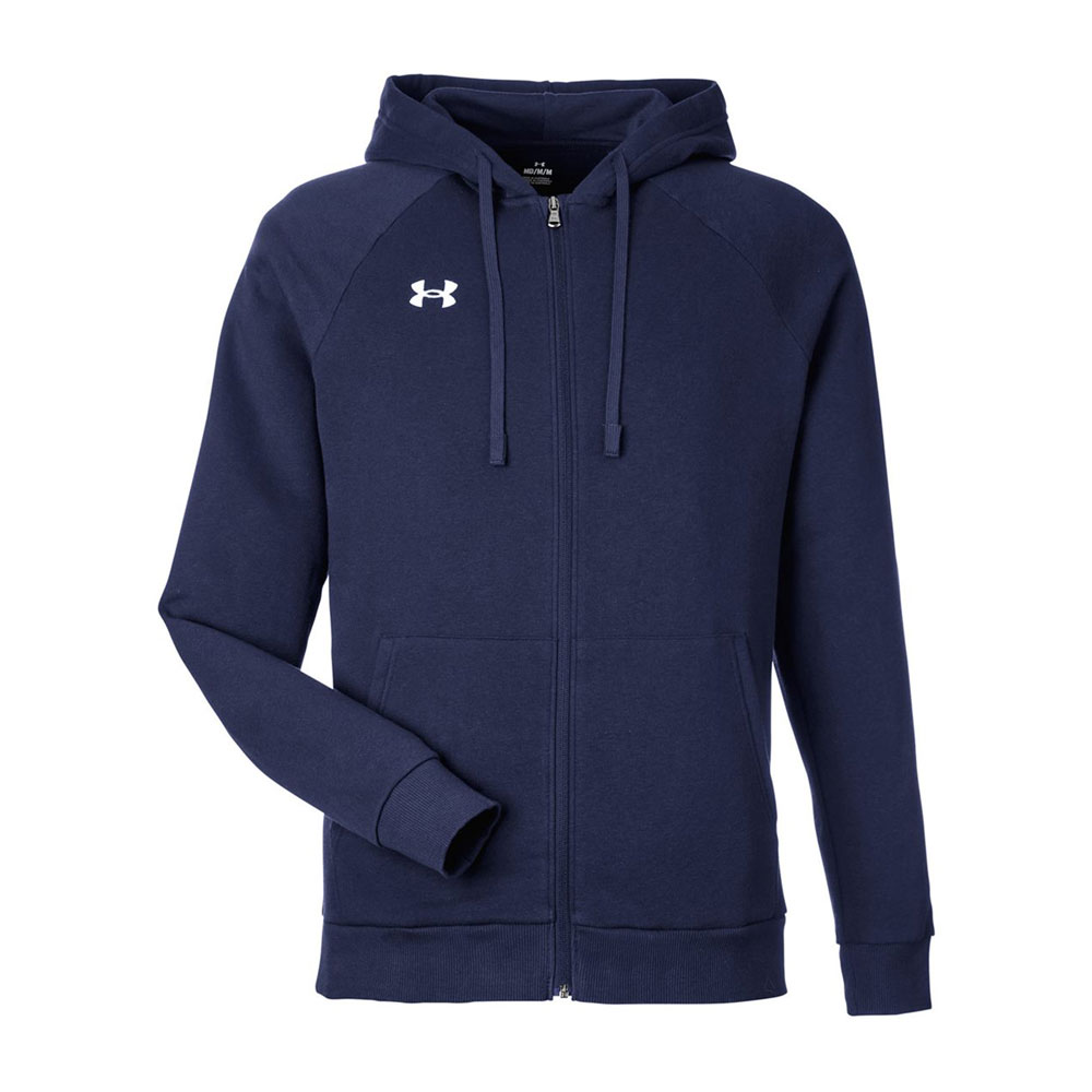 CUSTOM UNDER ARMOUR MENS RIVAL FLEECE FULL-ZIP